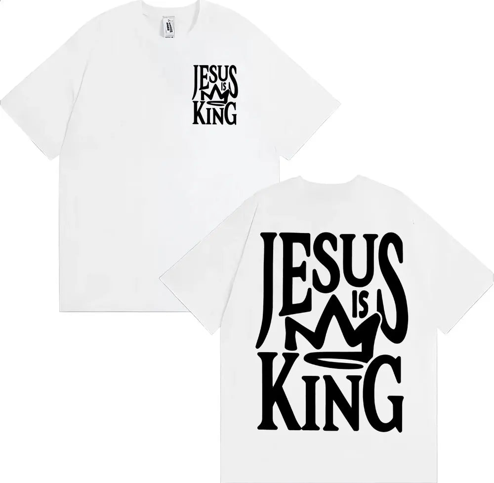JESUS IS KING Oversized Vintage T-Shirt
