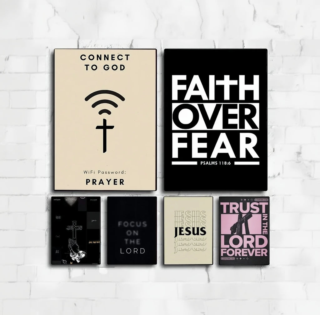 Christian Bedroom Canvas Poster Collection