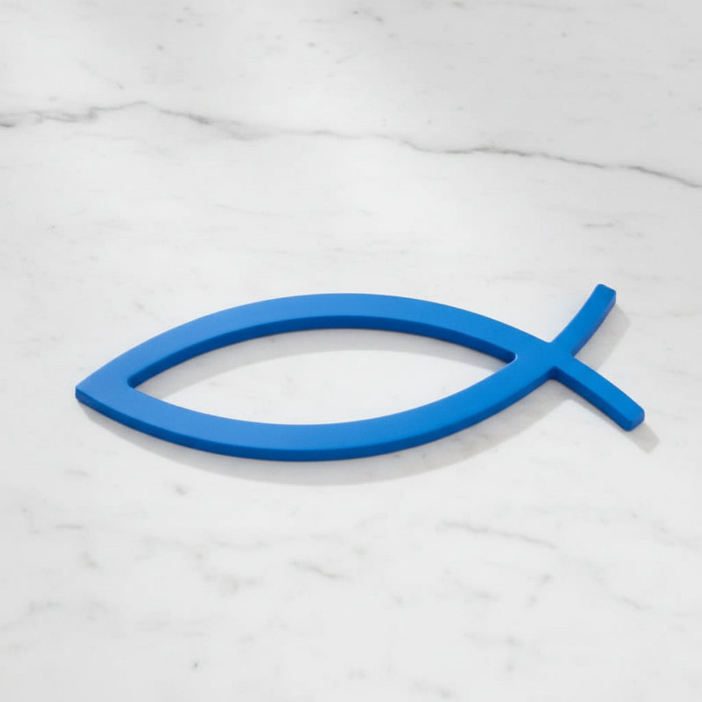 Ichthys Fish 3D Metal Car Emblem