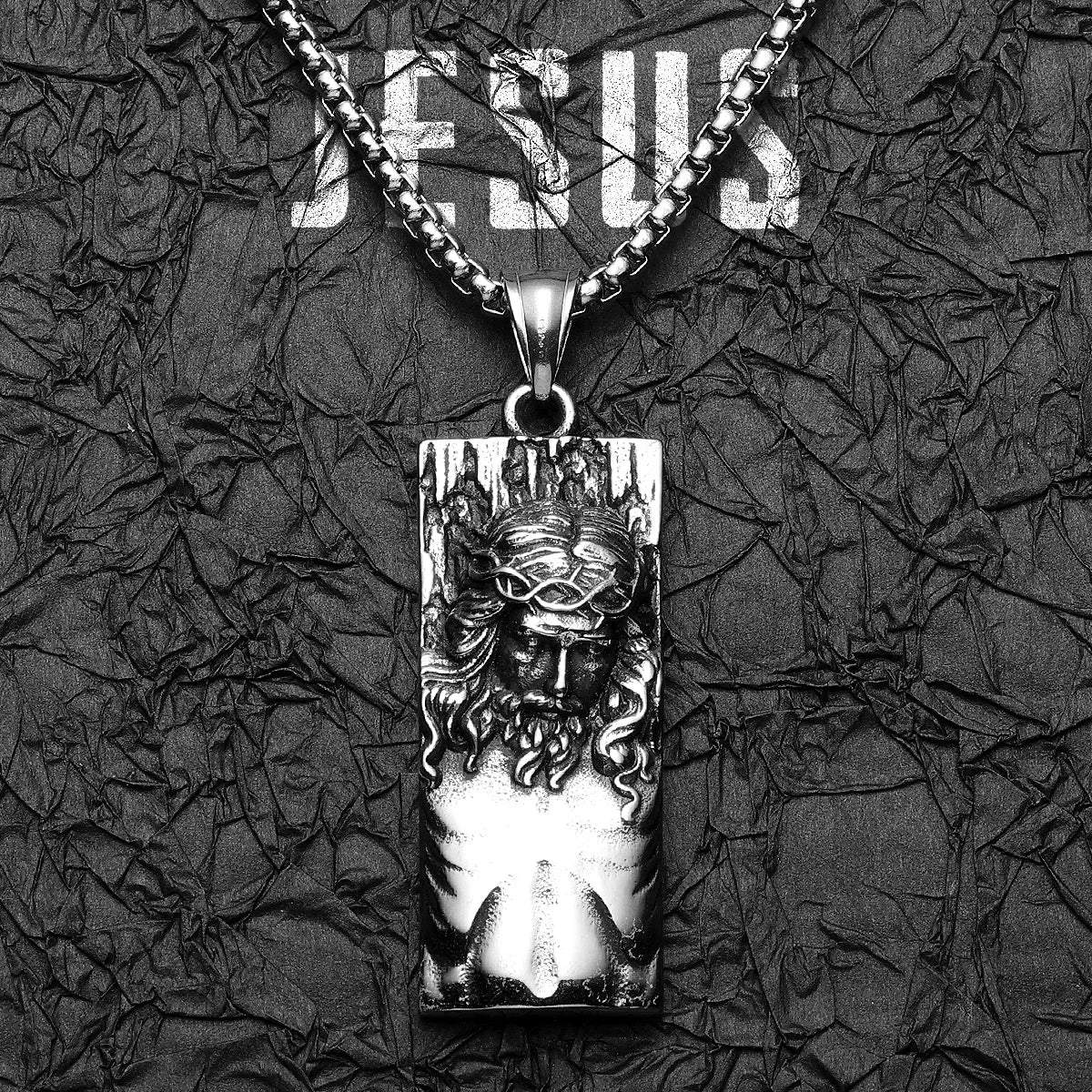 Face of God Pendant & Chain