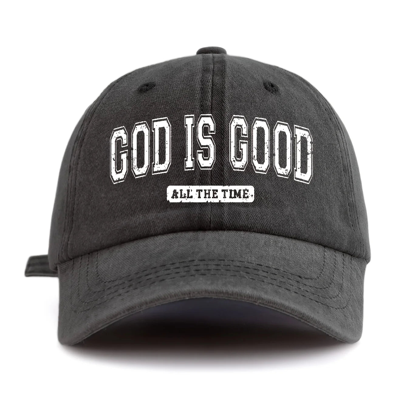 GOD IS GOOD Printed Water Washed Cap collection