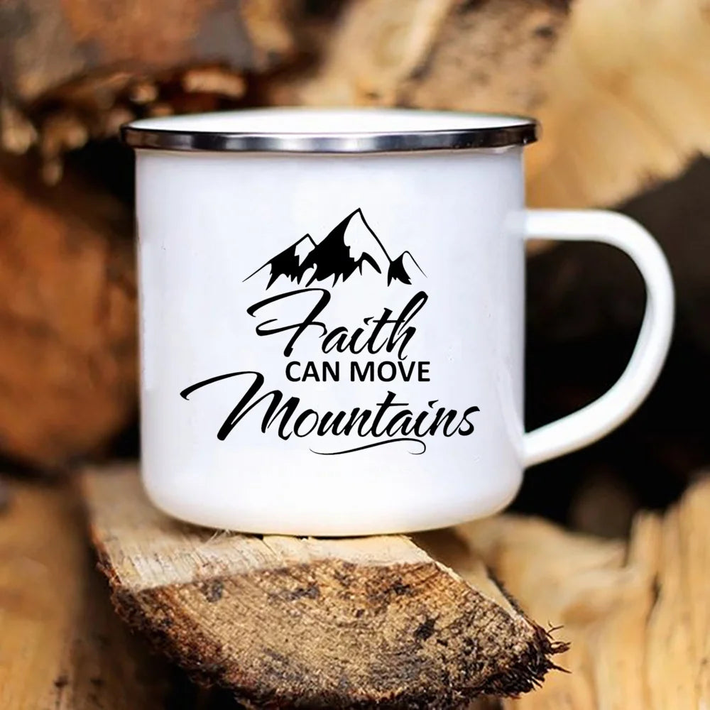 Faith Can Move Mountains Camping Mug Collection