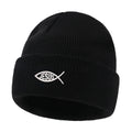 Embroidered Ichthys Beanie