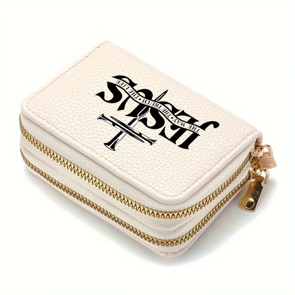 JESUS The Way The Truth The Life leather accordion wallet Collection