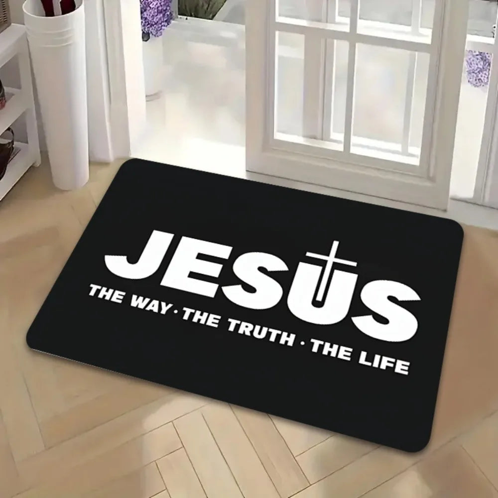 JESUS—The Way The Truth The Life Door Mat
