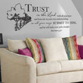 Proverbs 3:5-6 Wall Decal