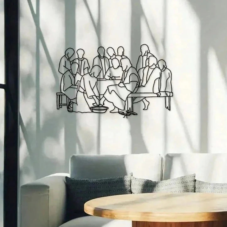 Jesus and Apostles Metal Wall Decor