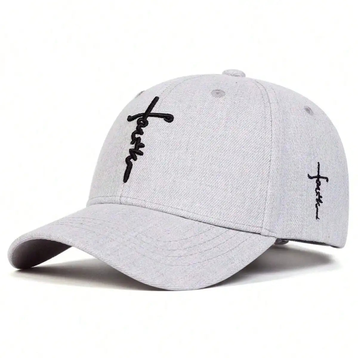 Faith Cross Embroidered Cap Collection