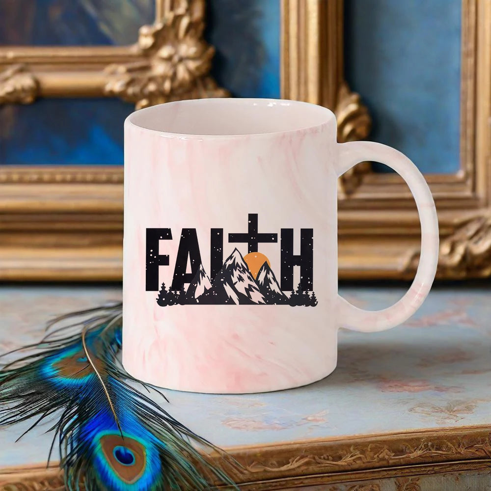 Colorful Ceramic Christian Mug Collection