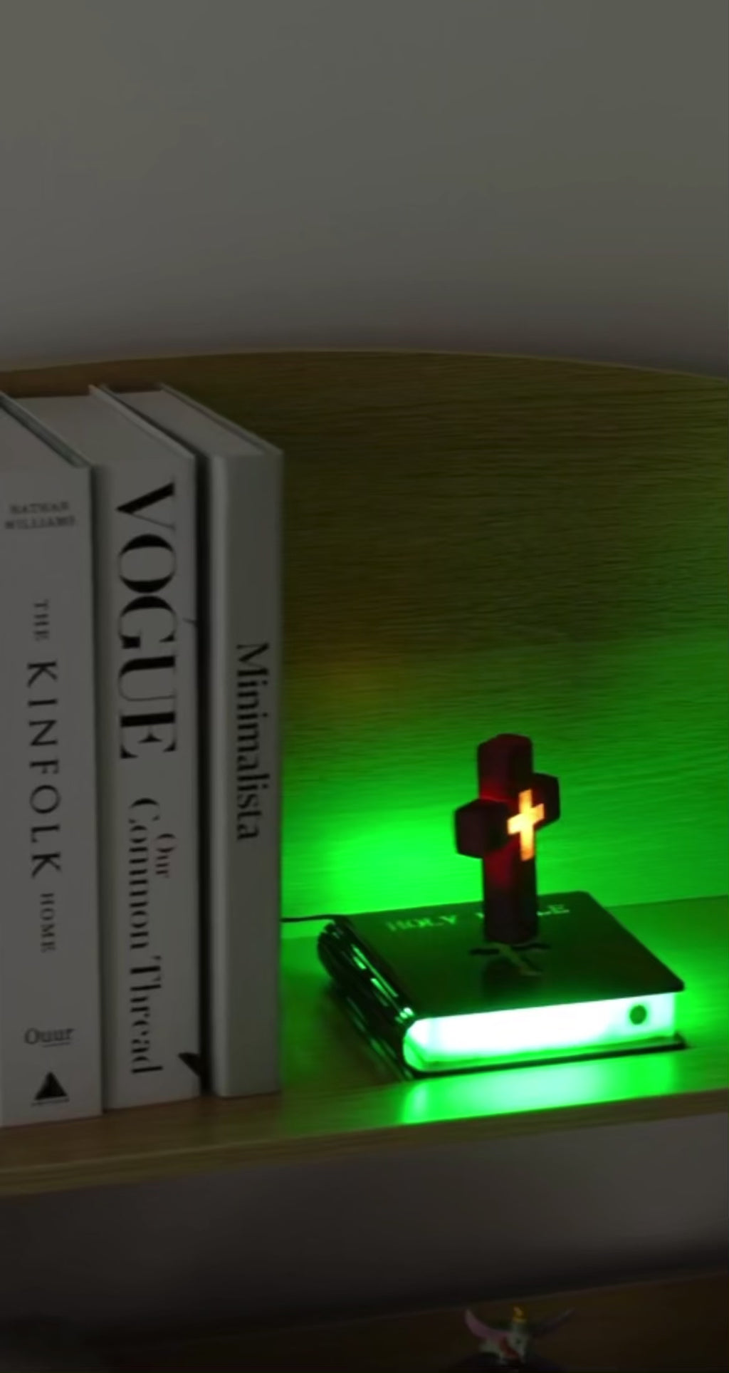 Anti-Gravity Levitating Cross LED Lamp