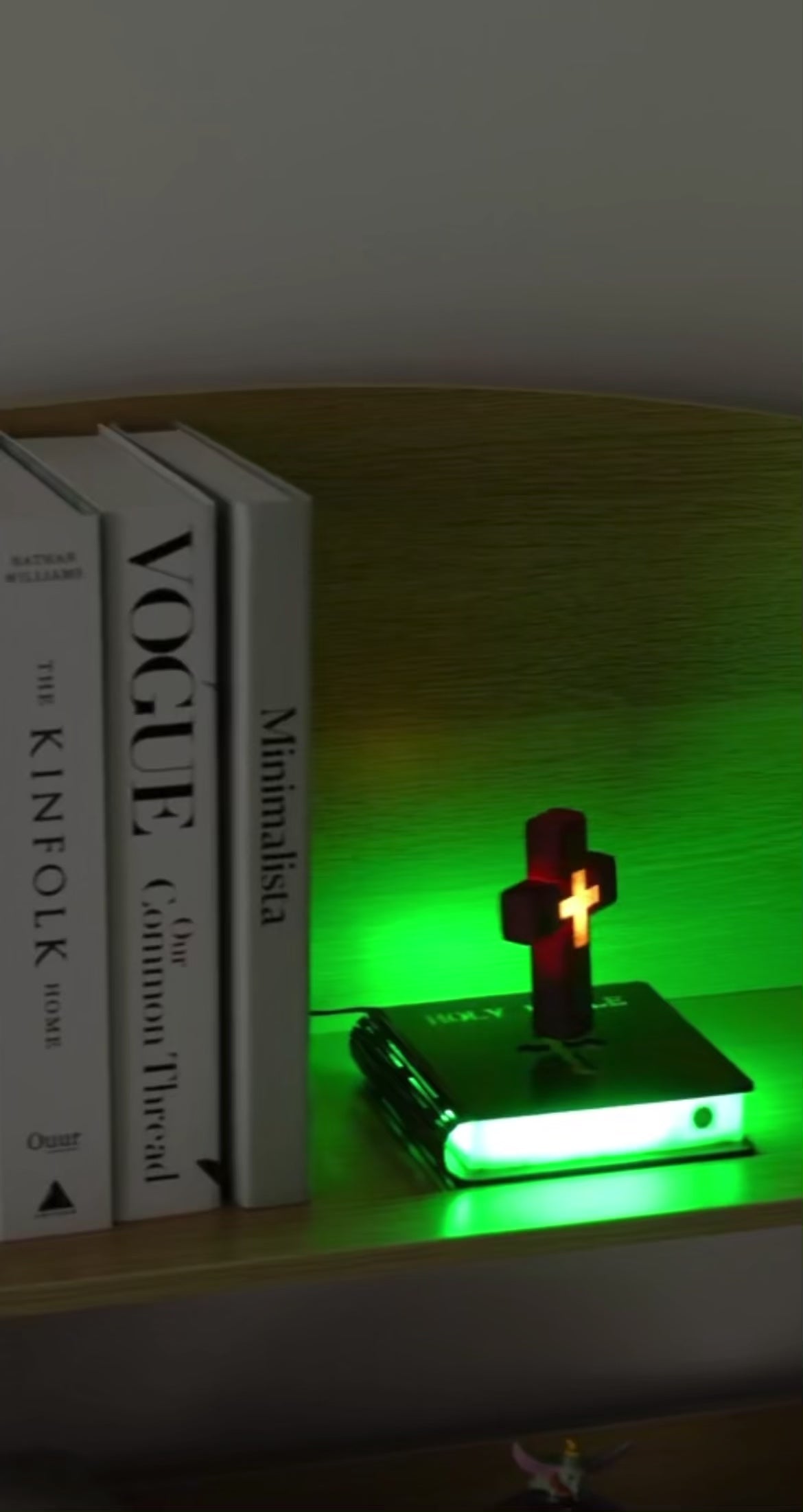 Anti-Gravity Levitating Cross LED Lamp