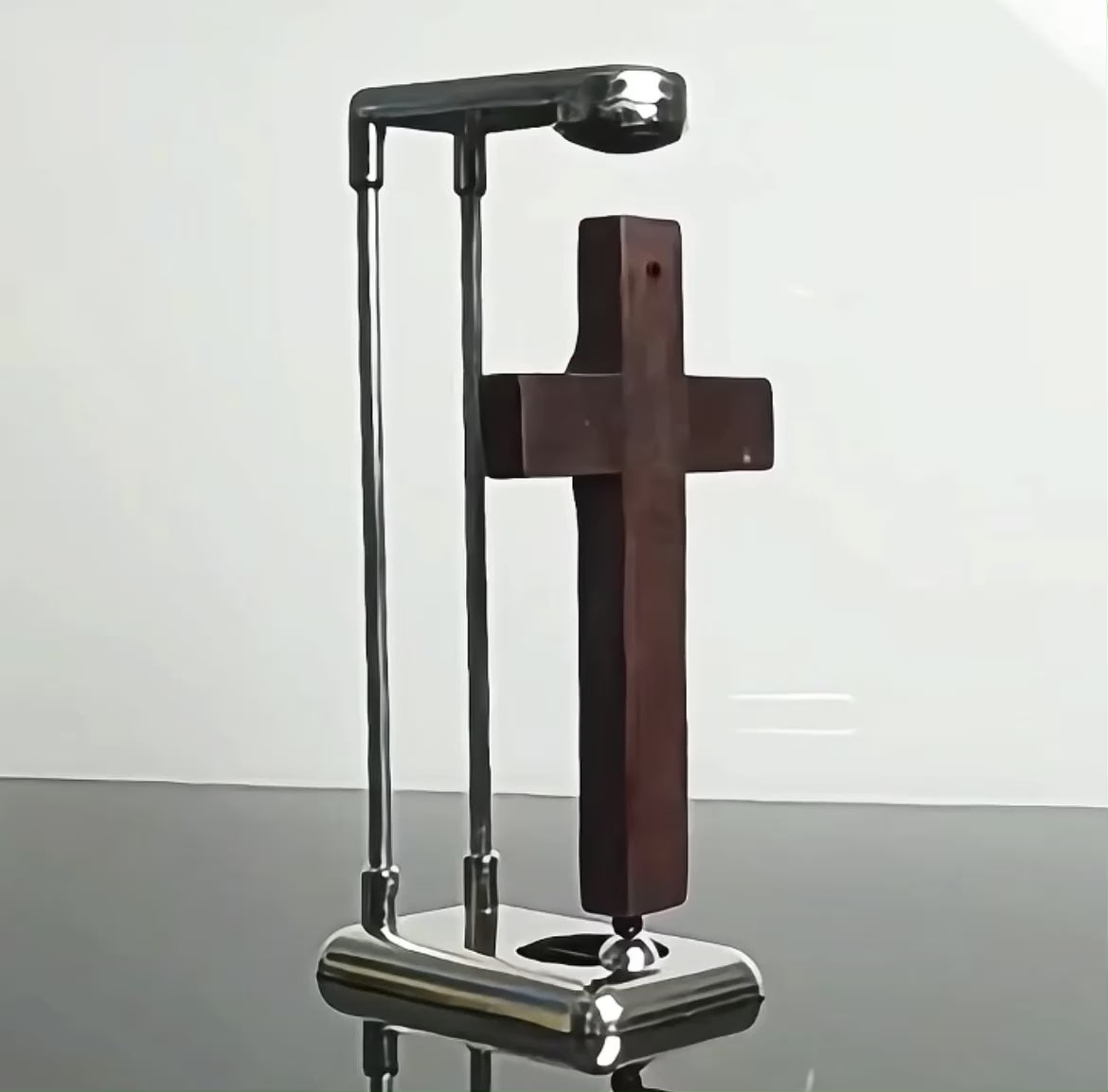 Magnetic Floating Cross Desk Ornament